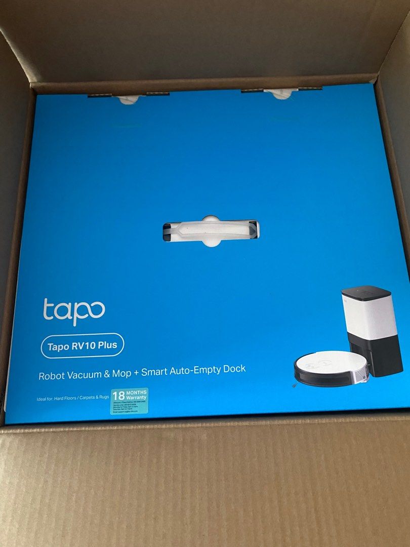 TP LINK TAPO RV10 PLUS ROBOT VACUUM & MOP + SMART AUTOEMPTY DOCK, TV