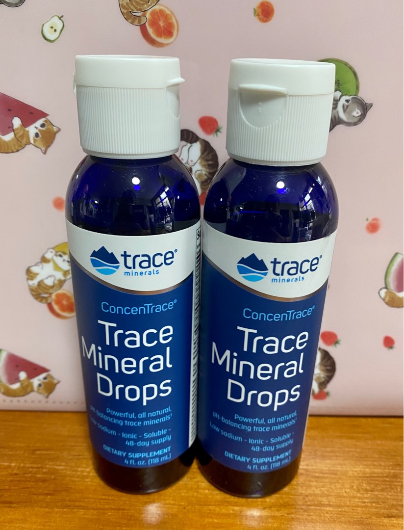 Trace Minerals Drops 118ml, 健康及營養食用品, 健康補充品, 健康補充品 維他命及補充品 Carousell