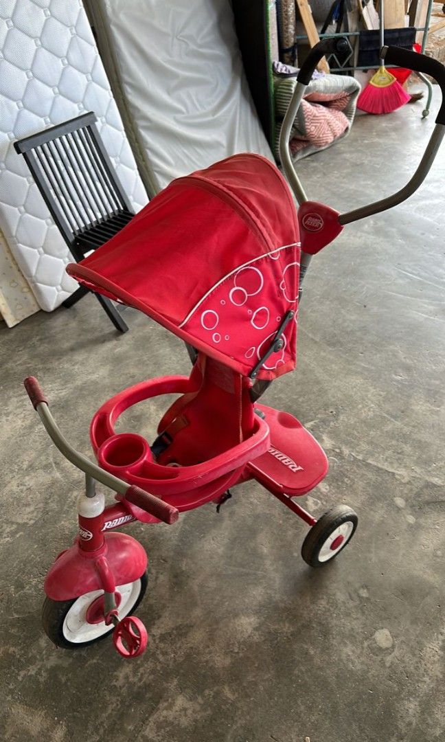 Tricycle radio flyer Babies Kids Going Out Strollers on Carousell