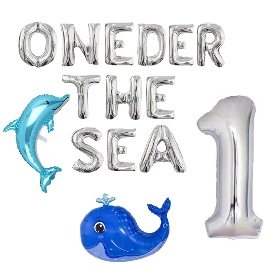 Under The Sea Birthday Decoration Set 1st Birthday Set Ocean Decor