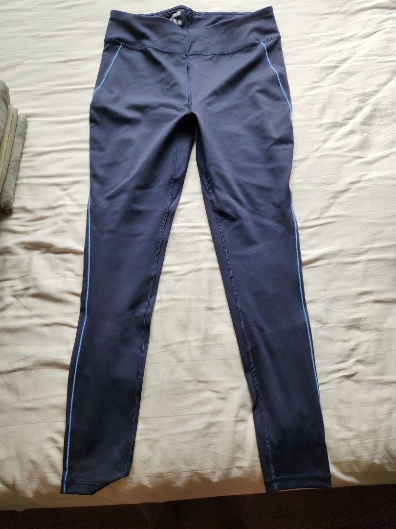 Uniqlo airism navy blue leggings (size XL), Women's Fashion