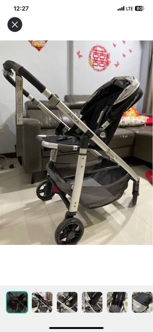 Uppababy alta deals piggyback