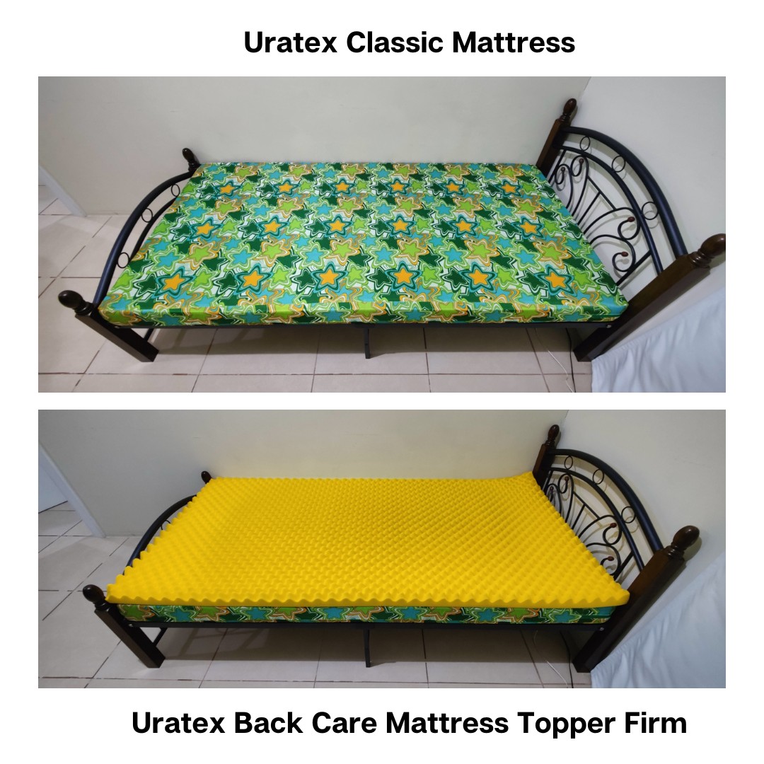 Uratex Classic Mattress with Back Care Topper (Single) on Carousell
