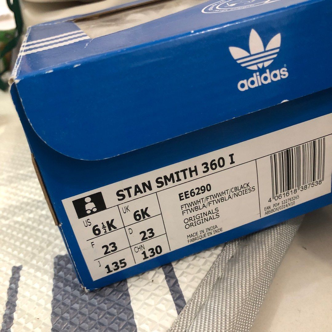 US 6.5K Adidas Stan Smith 360 I child Sneaker Shoes