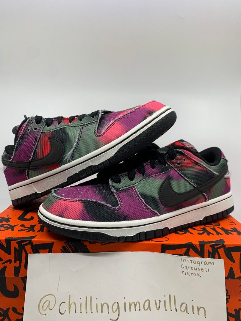 Purple red black and white nikes clearance