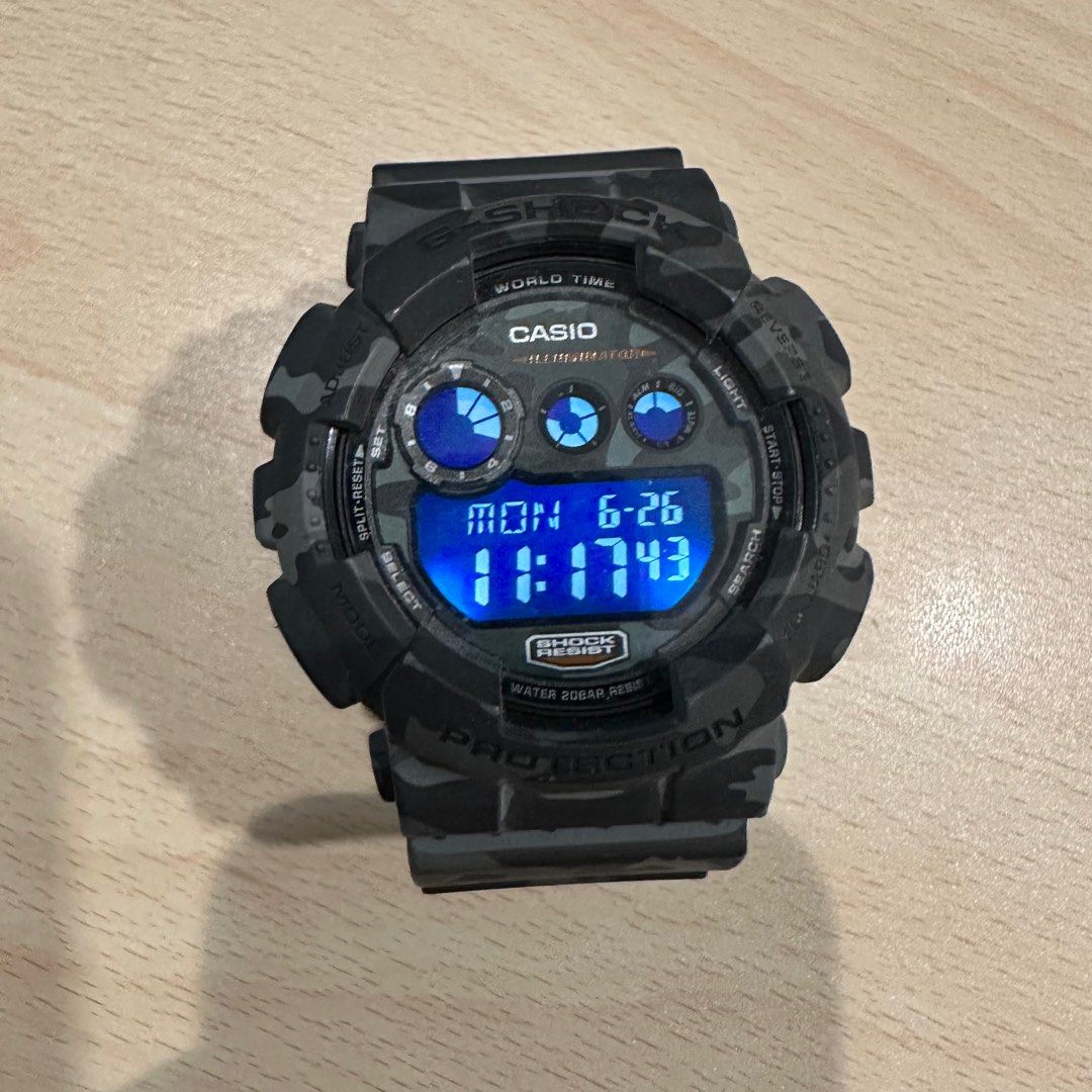 USED Casio G Shock GD 120CM 8 Digital Watch
