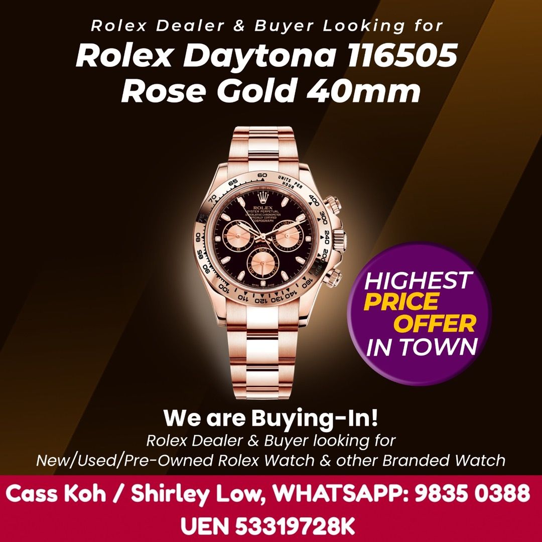 Selling used rolex online
