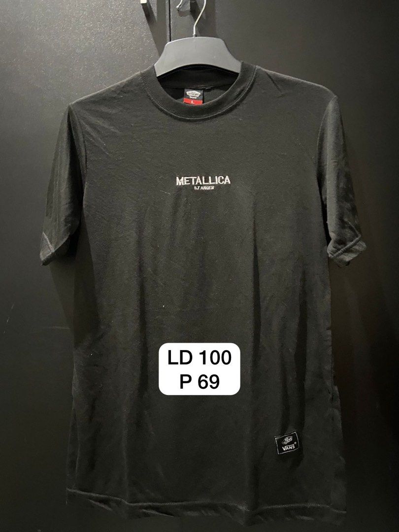Vans metallica t shirt