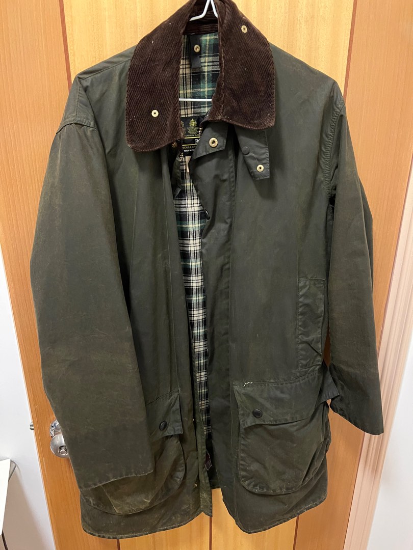 Vintage barbour border 38, 男裝, 外套及戶外衣服- Carousell