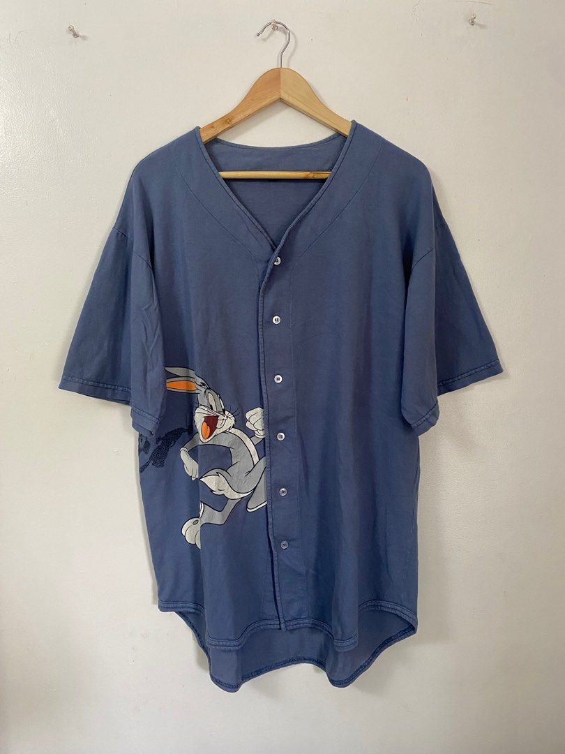 Seattle Mariners Looney Tunes Bugs Bunny Jersey Baseball Shirt