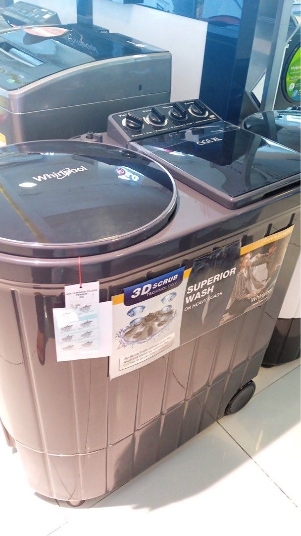 WHIRLPOOL TWIN TUB WASHING MACHINE, TV & Home Appliances, Washing