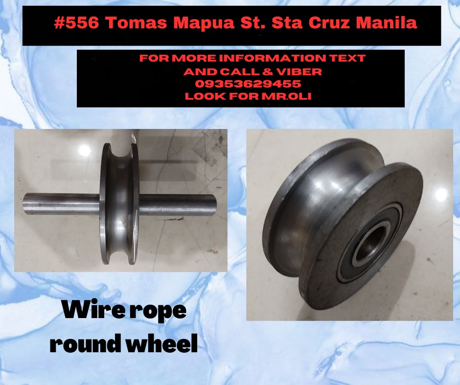 Wire rope round wheel, Commercial & Industrial, Construction Tools ...