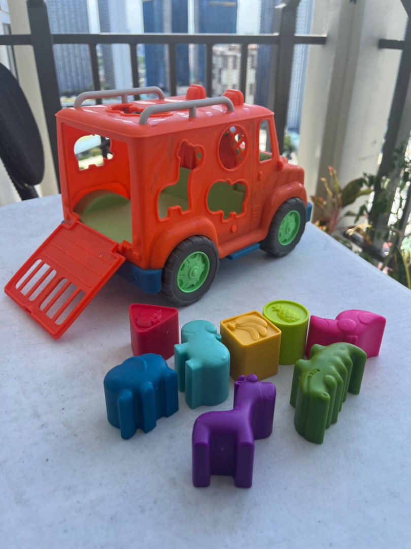 Wonder wheels recyclable toy truck shape sorter on Carousell