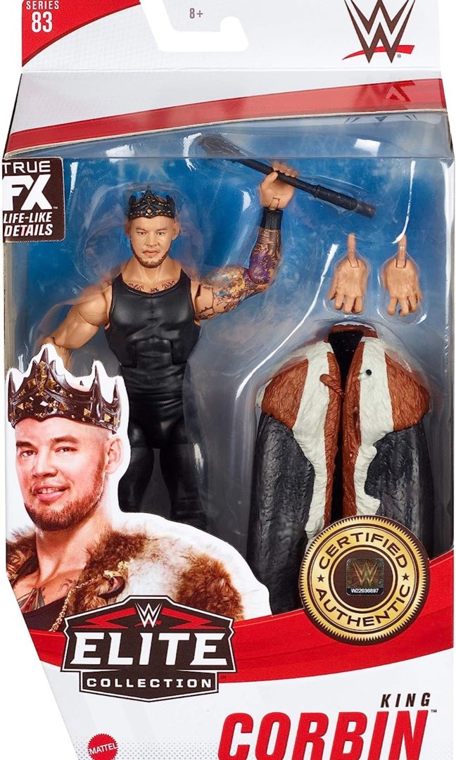WWE Mattel Elite 83 King Corbin (Baron Corbin), Hobbies & Toys, Toys