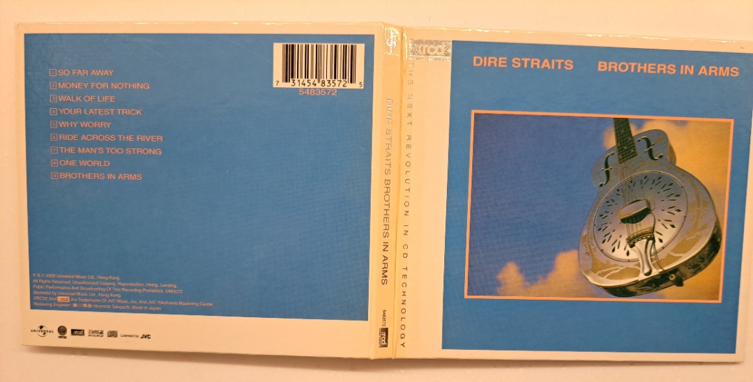 XRCD2 audiophile CD Dire Straits Brothers in Arm, Hobbies & Toys