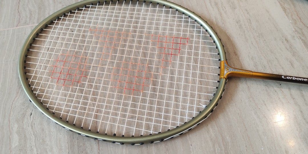 Carbonex Racket Vs. Golden Yonex, carbonex 8, Sports Equipment, Sports & Games, Racket & Ball ...