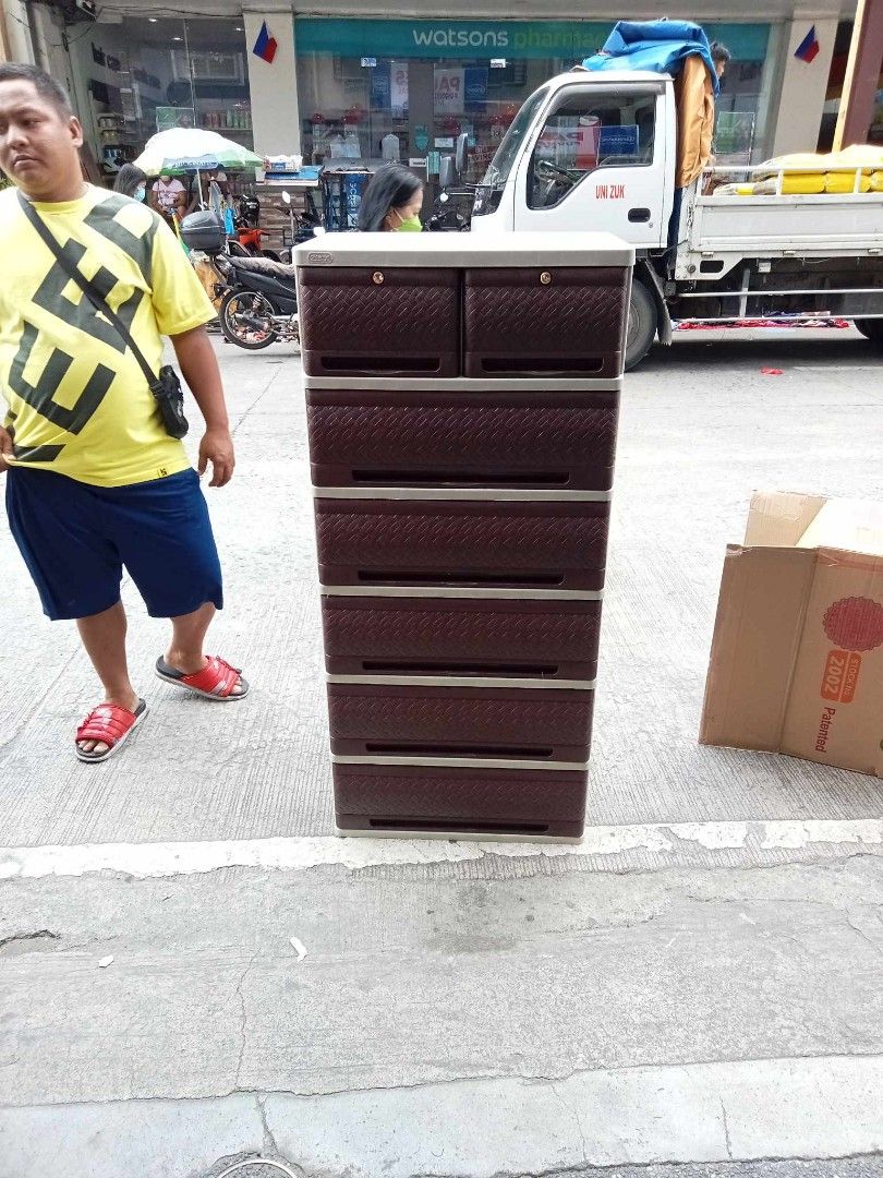 Zooey native rattan drawer 6 layer on Carousell