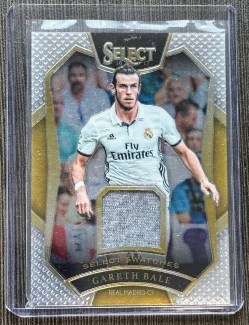 2016 17 Panini Select Gareth Bale Select Swatches d 199 Real Madrid