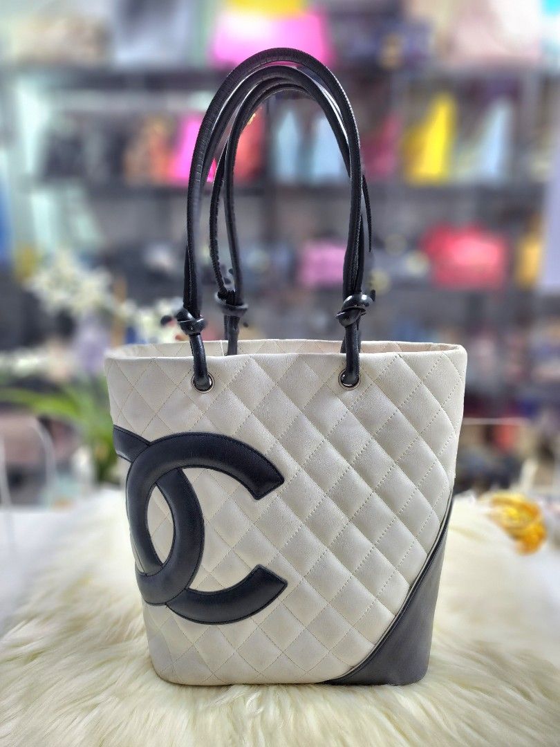 🎆2023 SALE!🎆AUTH. CHANEL CAMBON SMALL TOTE, Luxury, Bags