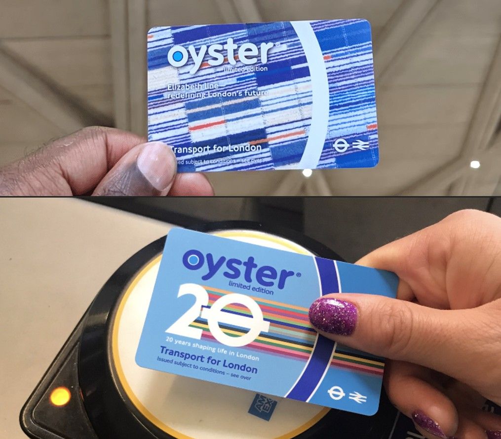 20 Years of Oyster and Elizabeth Line Oyster Card London TfL