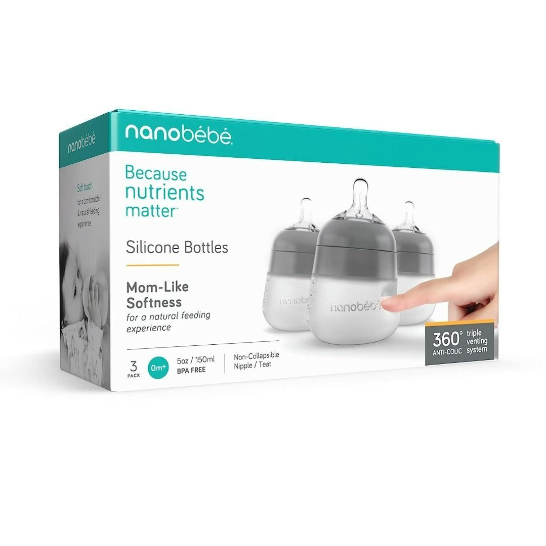 The Flexy Silicone Baby Bottle - BPA-Free, Anti-Colic, Easy to