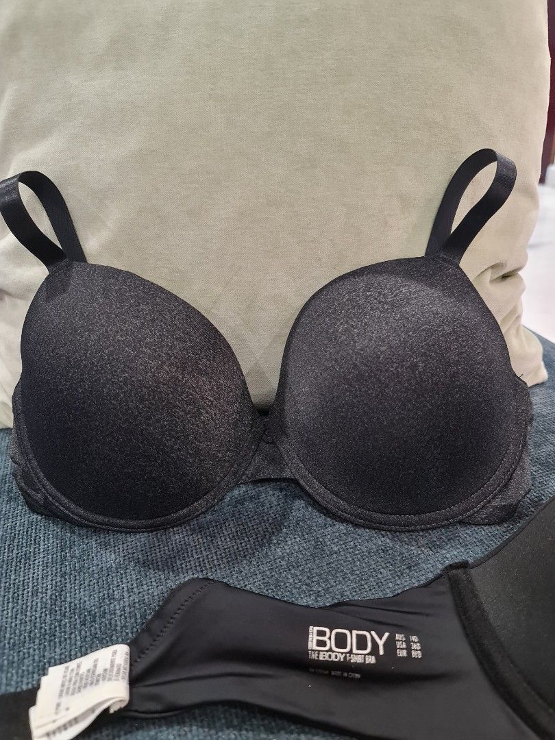36D) COTTON-ON Body T-shirt bra -GREY, Women's Fashion, New