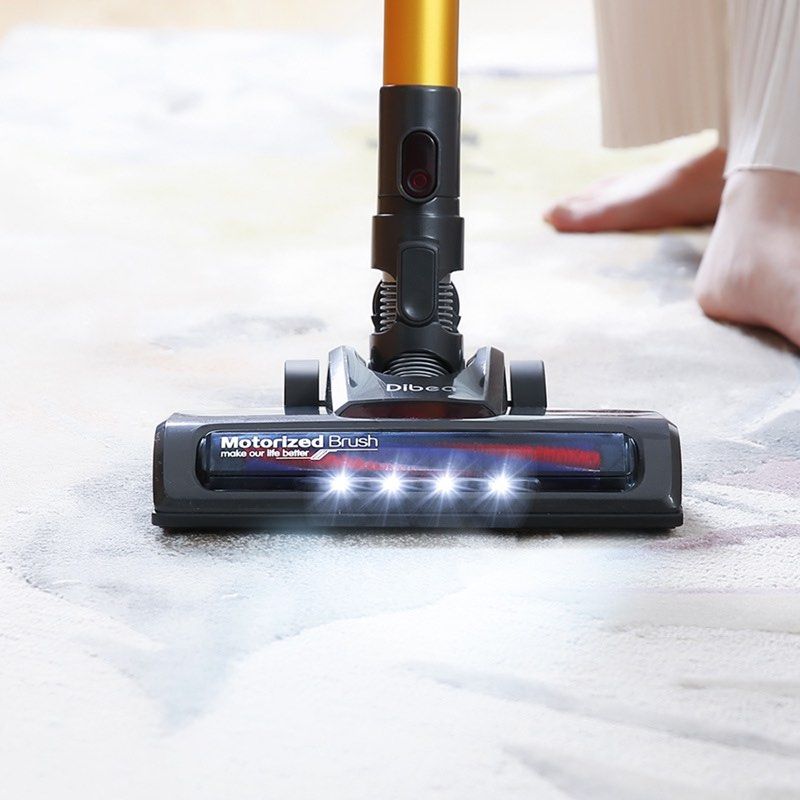 3K review Free delivery DIBEA D18 Cordless Vacuum Cleaner Handheld Stick LED Light