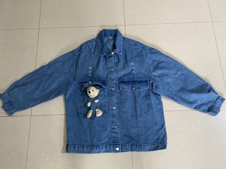 $7 brand new  blue denim jacket 2XL extra large outer wear