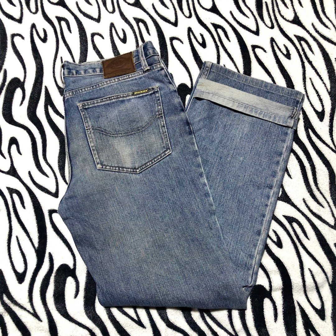 90’s RARE DICKIES BUTTONFLY PANTS (Category: Jeans) located in Pandi. Submitted by 28hundreds (Listing ID 1239811024, Image 1). Description: 90’s Vtg Rare Dickies Buttonfly Essentials 🇺🇸 • W 32-33 x L 40.5 x H 9 • rare 90’s vtg dickies buttonfly pants • trademark blue denim wash • legit authentic 100% • no issues / very good condition ! • SEE PICTURES TO APPRECIATE actual price : 420 only + shipping fee 📩 *product color may slightly vary due t
