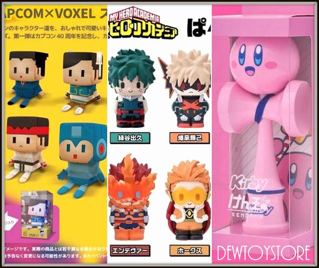 ⭐ <𝙇𝙤𝙬 𝙋𝙧𝙞𝙘𝙚 𝙂𝙪𝙖𝙧𝙖𝙣𝙩𝙚𝙚> [𝗣𝗿𝗲-𝗼𝗿𝗱𝗲𝗿] Ensky / Capcom  - SOFVI Soft VInyl Puppet Mascot - My Hero Academia 5th Season Costume (Set  of 10) / Kirby's Dream Land Kendama / VOXENATION Plush