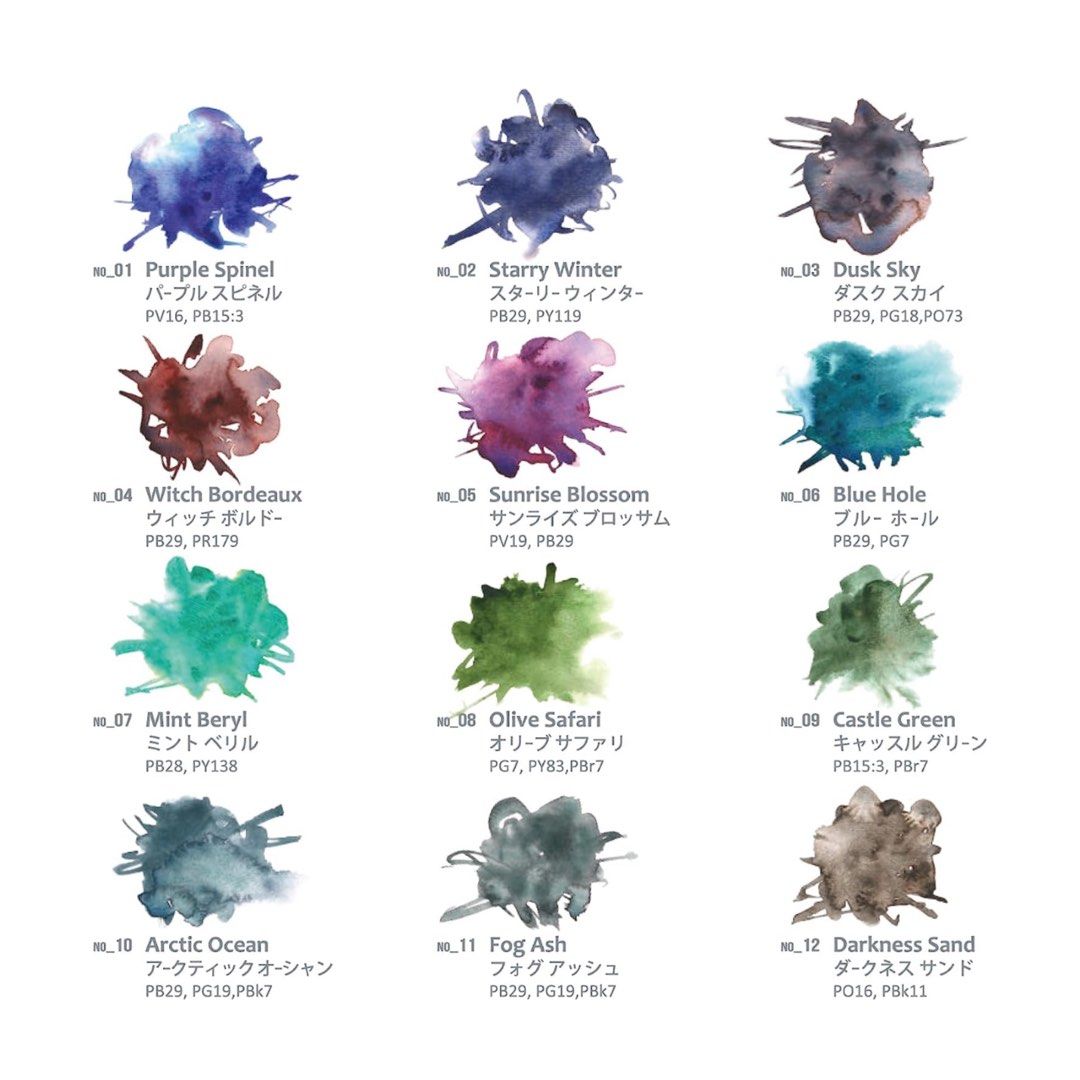 由 artxforgood (刊登 ID 1239821433，圖片 2) 提交，位於 Hong Kong 的 限時推廣優惠: 日本 Kusakabe 沉澱色水彩12色套裝 (類別：工藝用品及工具)，說明：【#axf水彩系列 】 日本 Kusakabe 沉澱色Harmonia系列水彩12色套裝 產品made in Japan🇯🇵 需預訂 ｜約10至14個工作天左右到貨 《產品簡介》 Kusakabe 1928創業，為日本老字號顏色生產商 沉澱色透明水彩顏料，會分離並沉澱到紙張表面，塑造出特殊的紋理效果。 如紙張紋路越粗，水份越多，沉澱效果會更明顯。 🖌️產品共兩款 圖中上方為Harmonia 12至24號色，色調較鮮艷明亮 圖中下方為Harmonia 1至12號色，色調較冷艷清淡 《貨品價錢》 12色套裝(共兩款) 每支10ML 限時優惠價HKD$599 (原價$699) 有意歡迎dm落單🙋🏻‍♀️ 付款-恒生中銀入數/alipay hk/payme/轉數快 取貨-順豐到付/本