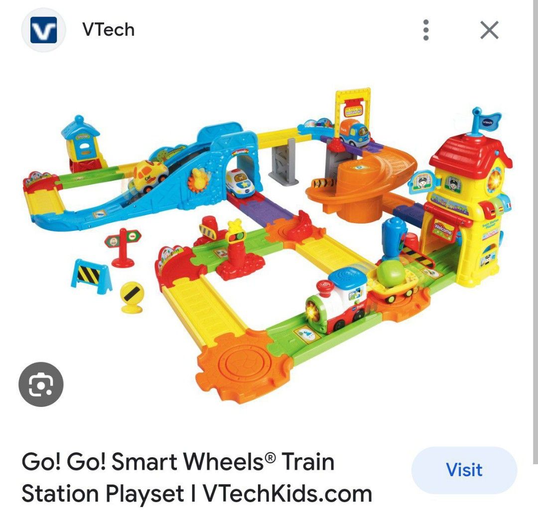 FREE Postage Vtech toot too chug and go train set smart