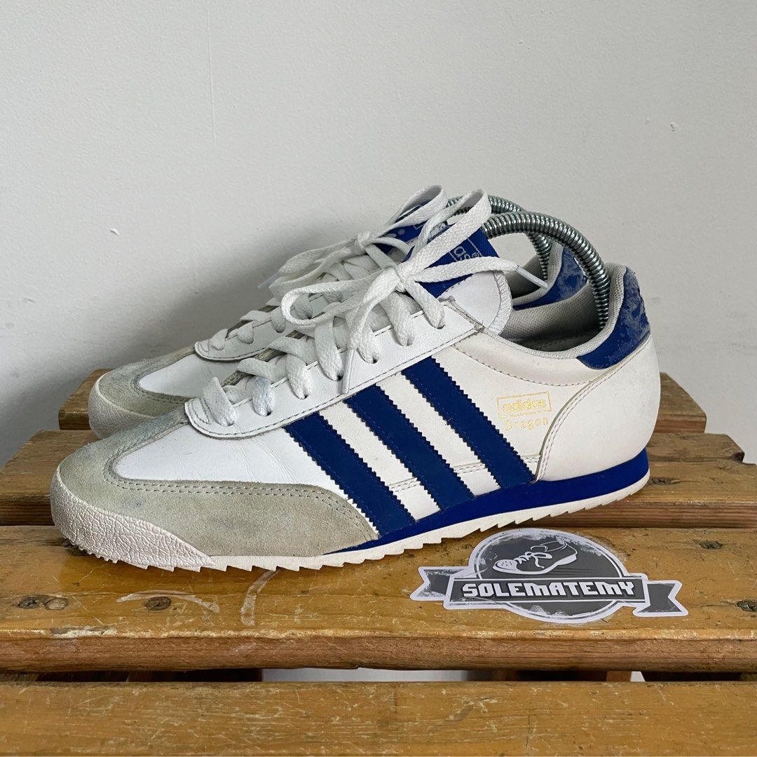 Adidas dragon cheap white blue