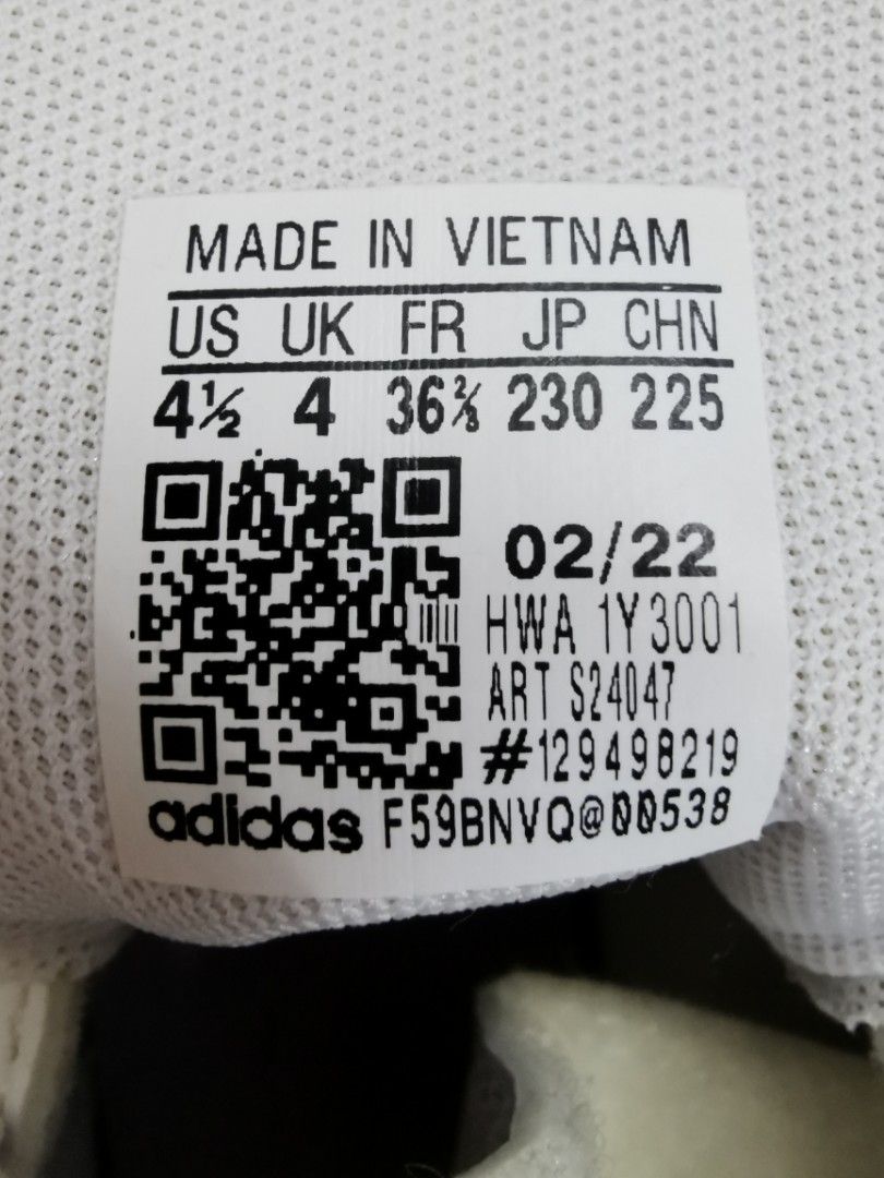 Adidas School shoes US4.5 FR36.5 UK4