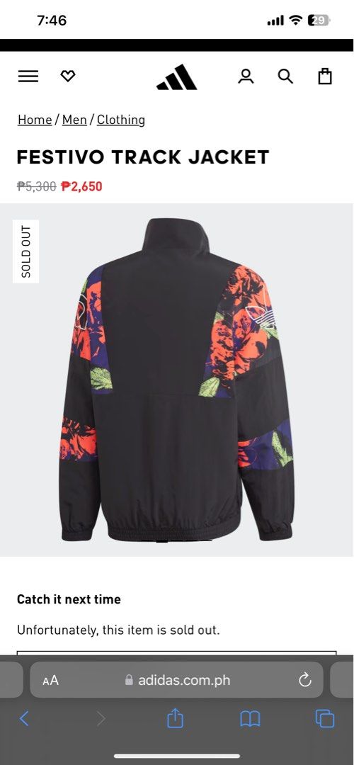 Adidas festivo best sale track jacket