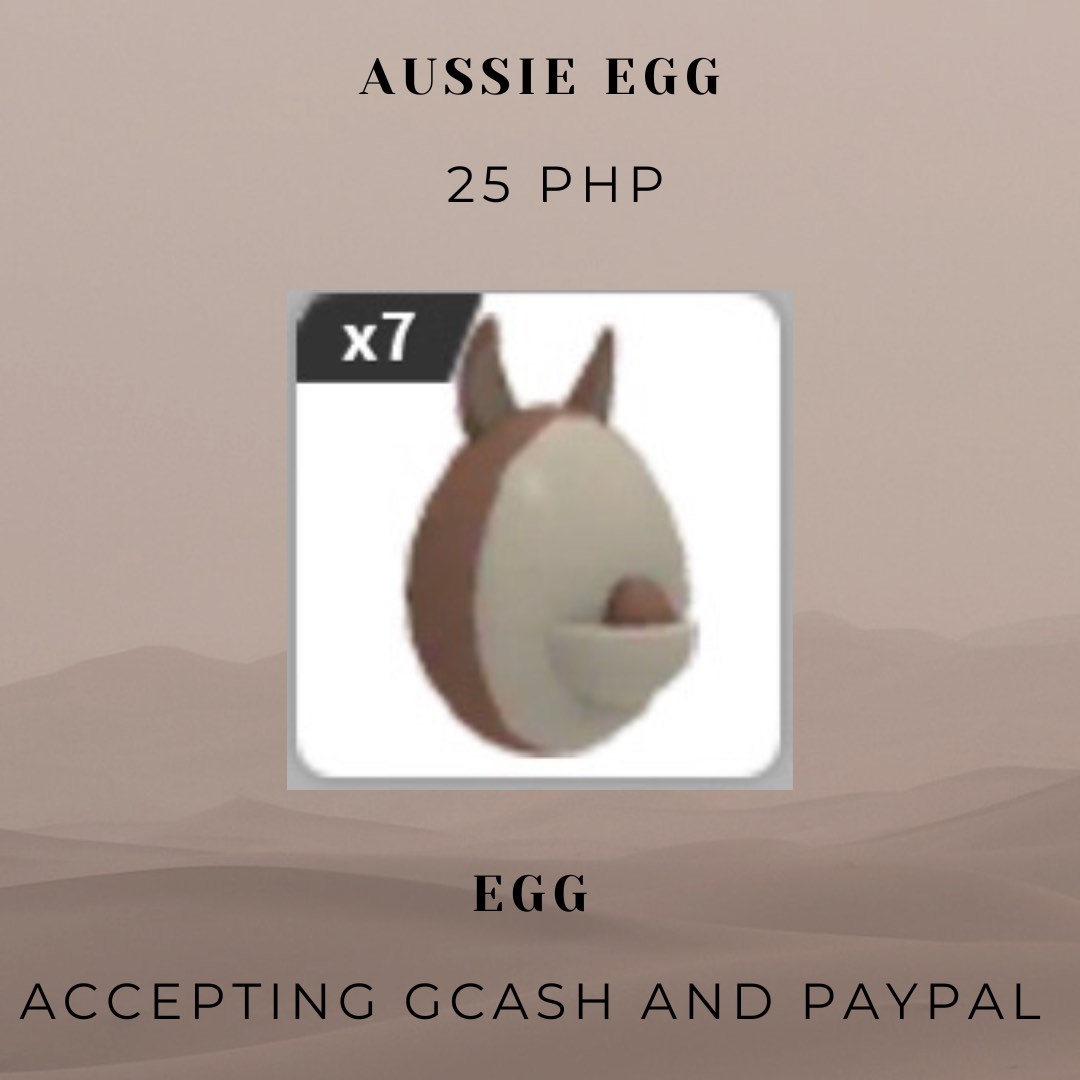 Adopt Me Pets Aussie Egg on Carousell