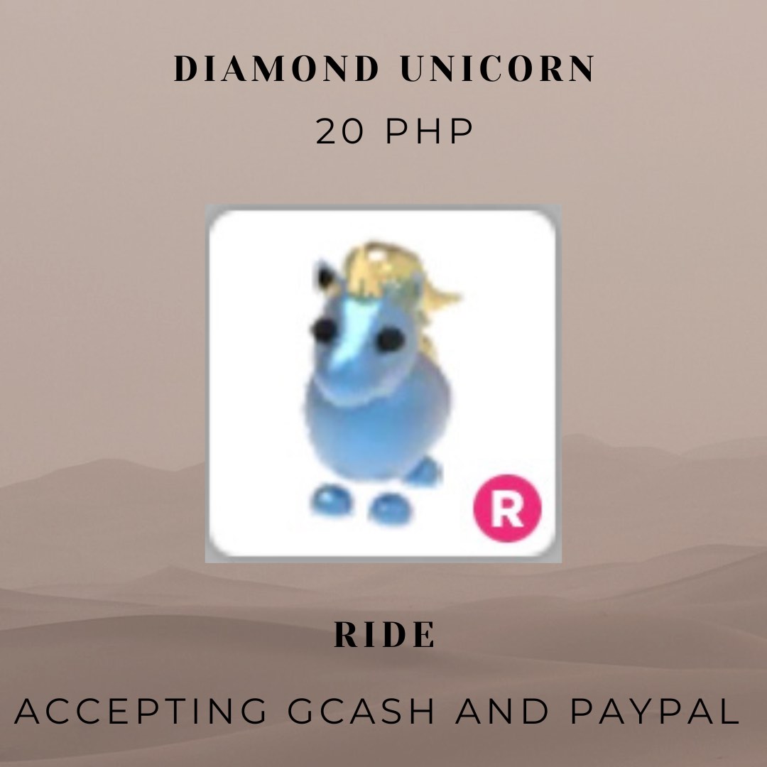Adopt Me Pets Diamond Unicorn on Carousell
