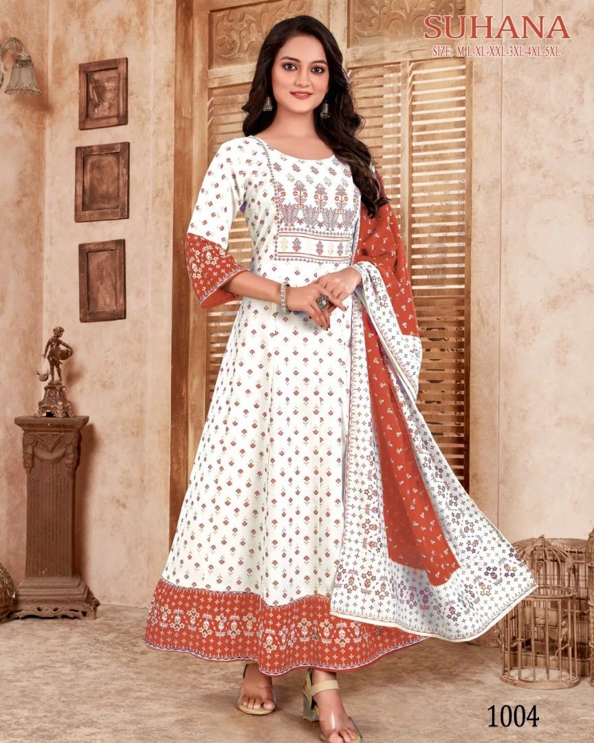 Anarkali Gown with Dupatta Women s Fashion Dresses Sets
