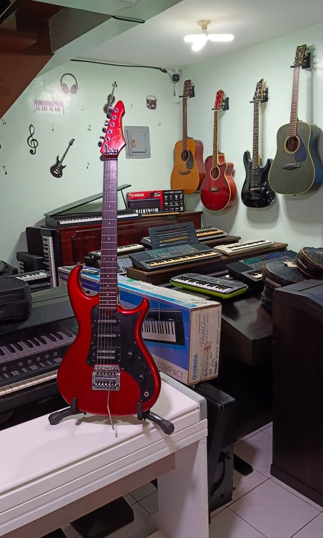 Aria pro2 rs knight warrior electric guitar (Category: Musical Instruments) located in Paranaque City. Submitted by yourhonorvoy (Listing ID 1239760907, Image 1). Description: 06-27-23 New arrival from japan🇯🇵 Aria pro2 rs knight warrior 18k only With softcase With minor dents and scratches 👍New ordinary strings( kulang Ng E) 💪User set up.... 👍Payment thru cash, bank transfer, gcash or in any remittance center 🚚We do shipping👍via lalamove,