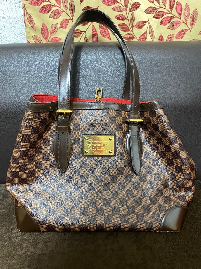 LOUIS VUITTON HAMPSTEAD MM DAMIER EBENE CANVAS BAG, Luxury, Bags & Wallets  on Carousell