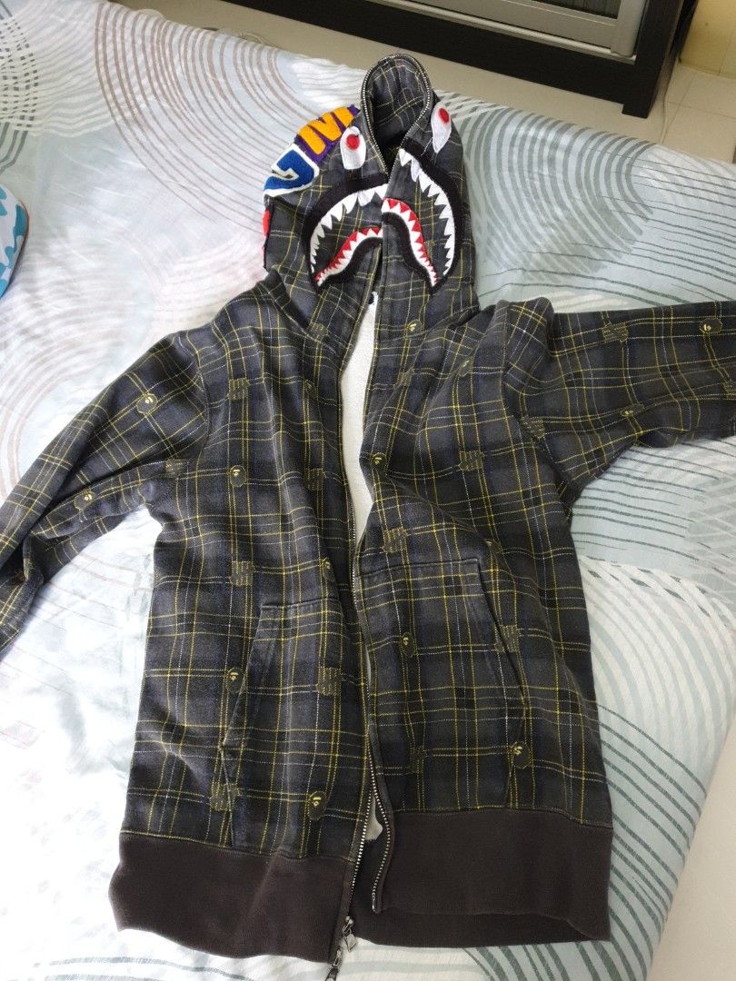 Bape undefeated shark hoodie best sale