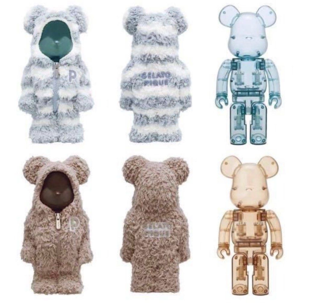 Bearbrick Gelato Pique 100%+400%Set, 興趣及遊戲, 玩具& 遊戲類