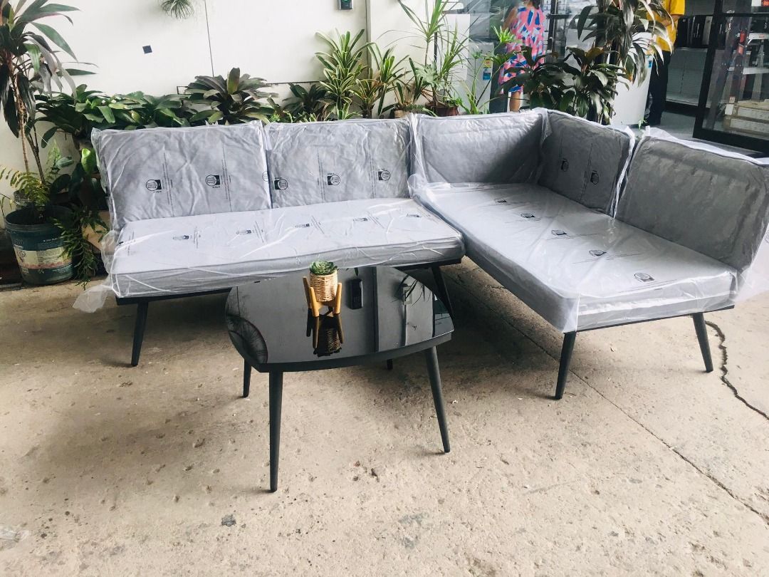 Belavi Outdoor Lounge with Chaise, Furniture & Home Living, Outdoor