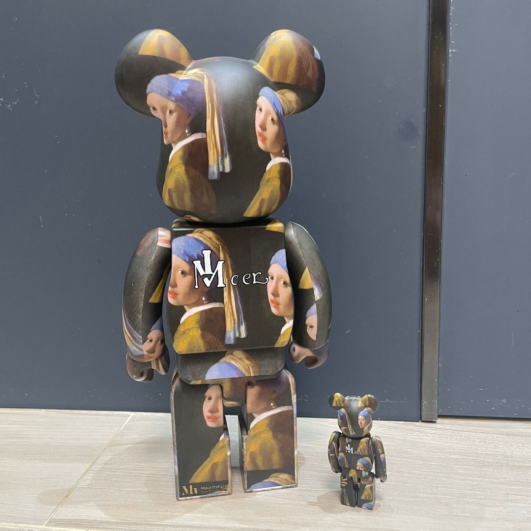 BE@RBRICK Bearbrick 100%+400% Johannes Vermeer「Girl with a
