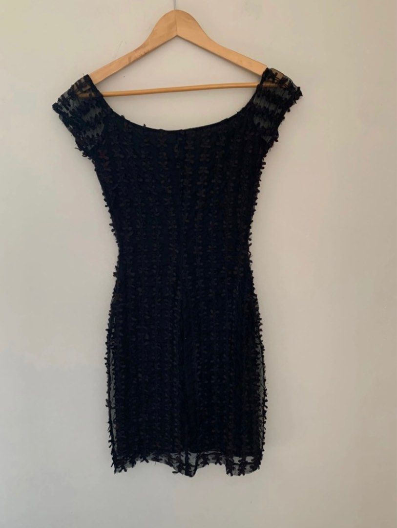 Betsey Johnson black mini bow dress SIZE M Women s Fashion