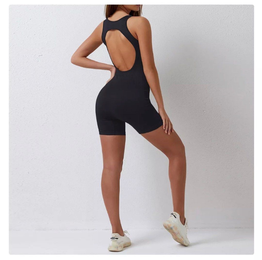 Open back bodysuit - Women's fashion