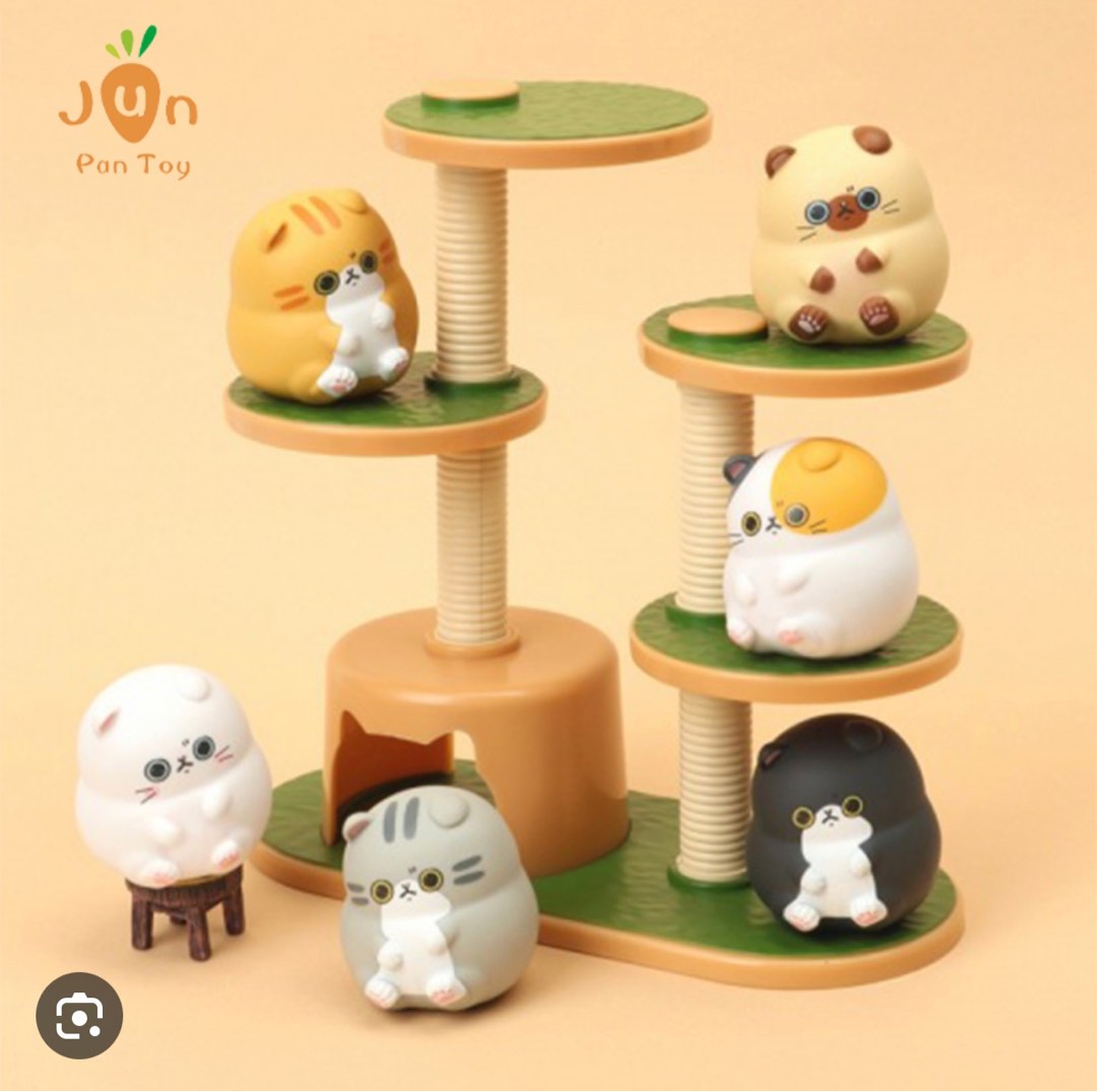 [BLIND BOX] Gurunyang Sitting Cats, Hobbies & Toys, Toys & Games on