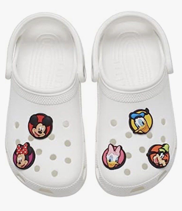 BN Mickey Mouse & Friends Crocs Jibbitz Charm Set, Babies & Kids, Babies &  Kids Fashion on Carousell