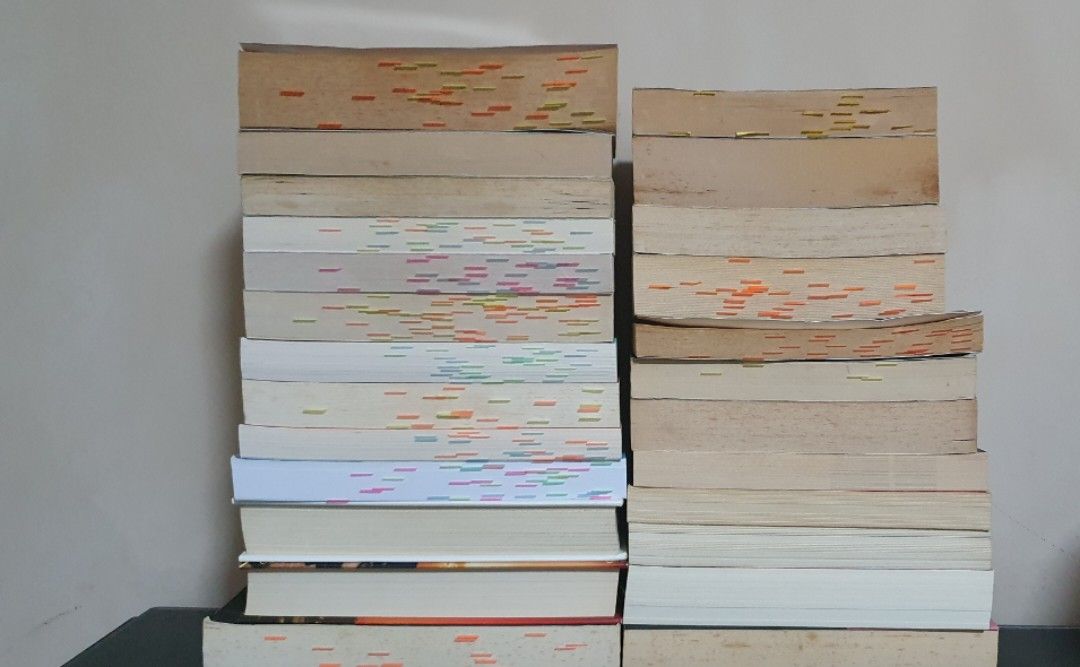 Book Clearance (Category: Storybooks) located in Singapore. Submitted by bookf4natic (Listing ID 1238522607, Image 2). Description: Selling books for as low as $2! Really want to clear ASAP 😭🙏🏻 Can negotiate the higher-priced books! Red sticker = $2 Pink sticker = $4 Blue sticker = $6 Yellow sticker = $8 Green sticker = $10 Orange sticker = $12 Prices does NOT include mailing (additional $2). Meet-up is available, only around Tampines Bus Inte