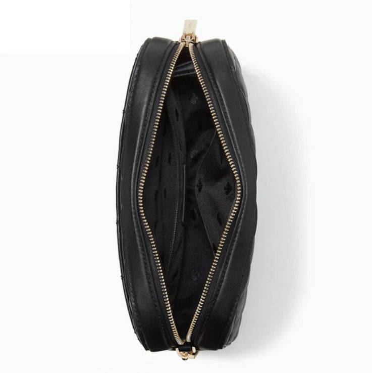 BRAND NEW AUTHENTIC INSTOCK KATE SPADE CAREY QUILTED LEATHER MINI CAMERA BAG KA592 BLACK Luxury Bags Wallets on Carousell